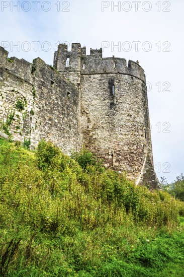 Chepstow Castle, River Wye, Chepstow, Monmouthshire, Wales, UK