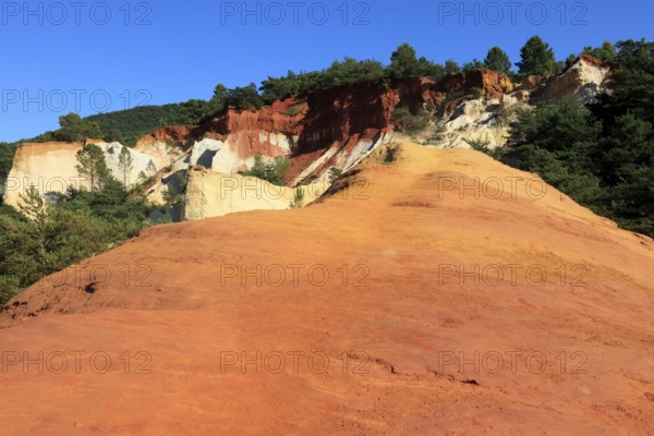 Le Colorada Provençal in the Luberon, Rustel, Provence, France