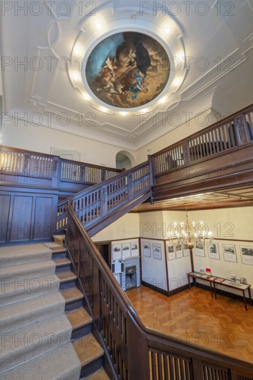 City archive interior staircase detail Minden Germany