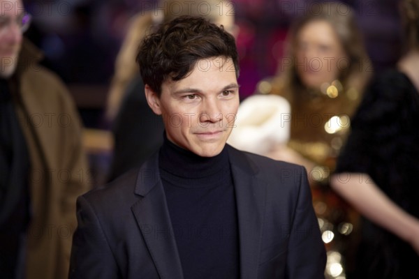Sebastian Urzendowsky on the Red Carpet in front of the closing gala of the 76th Berlinale at the Theater am Potsdamer Platz Berlin on 21.02.2026. The 76th Berlin International Film Festival will take place from February 12 to 22, 2026