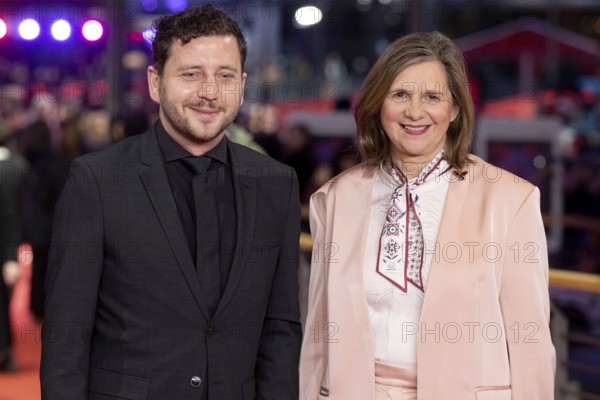 Katrin Göring-Eckardt, Felix Banaszak on the Red Carpet in front of the closing gala of the 76th Berlinale at the Theater am Potsdamer Platz Berlin on 21.02.2026. The 76th Berlin International Film Festival will take place from February 12 to 22, 2026
