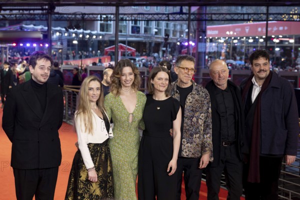 Guest, Lubomira Piperova, Michelle Tzontchev, Geneviève DuLude-de Celles, Galin Stoev, Nikolay Mutafchiev, guest on the Red Carpet in front of the closing gala of the 76th Berlinale at the Theater am Potsdamer Platz Berlin on 21.02.2026. The 76th Berlin International Film Festival will take place from February 12 to 22, 2026