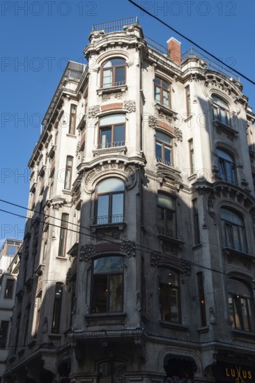 Istanbul, Turkey. November 30th 2019 Elegant European architecture along Istiklal street, Istanbul, Turkey