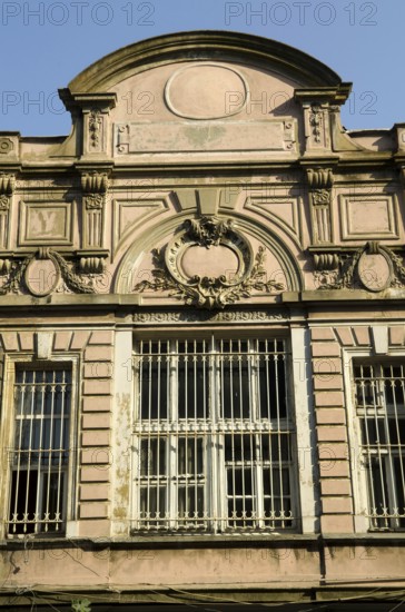 Istanbul, Turkey. August 19th 2013 Facade of the Old Port Building, Karakoy, Istanbul, Turkey