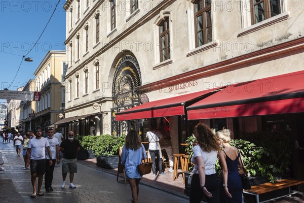 Istanbul, Turkey. August 18th 2021 Skull and Bones Bar Cafes, Bars and Restaurants in the up and coming trendy Karakoy neighbourhood near Galata port on the European side of Istanbul, Turkey