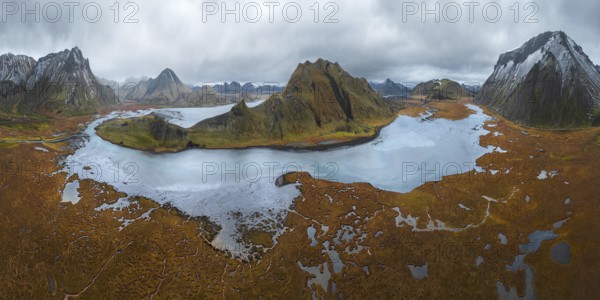 Experience the dramatic landscapes of Iceland's Highlands, featuring glacial rivers, rugged mountains, and expansive vistas The serene beauty captivates and inspires