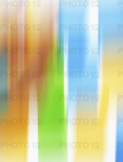 An abstract photograph depicting a canvas of multicolored vertical lines with blurred transitions and soft hues, creating a peaceful and ethereal visual experience