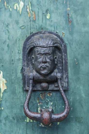 Old door knocker, Venice, Veneto, Italy