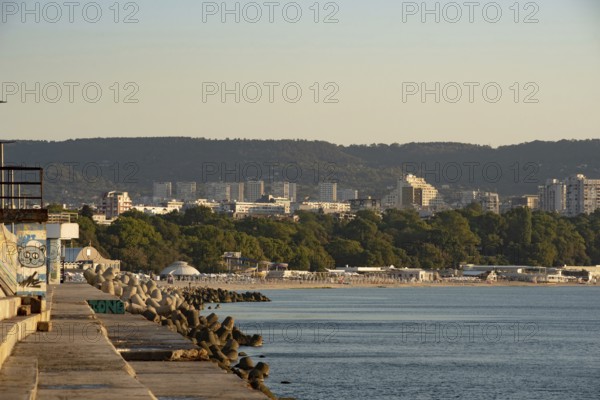 Varna, Bulgaria. September 5th 2020 View of Varna City from the Port, Varna, Bulgaria