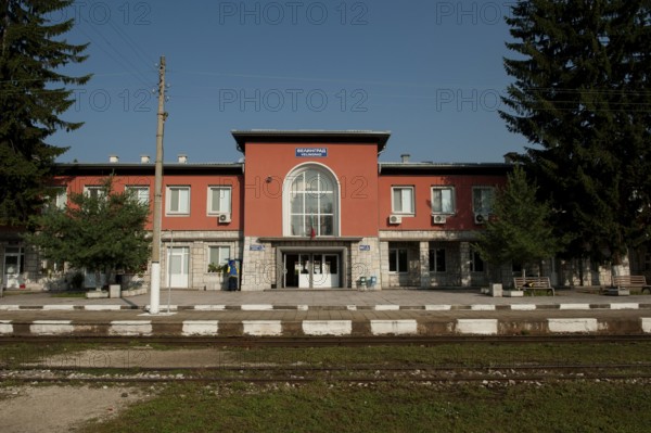 Velingrad, Bulgaria, March 7th 2018 Velingrad Train Station, Bulgaria