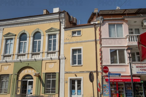 Sozopol, Bulgaria. September 25th 2020 Beautiful local Post Office building in the Old harbour town of Sozopol on the Black sea coast 35 kms from Burgas, Bulgaria