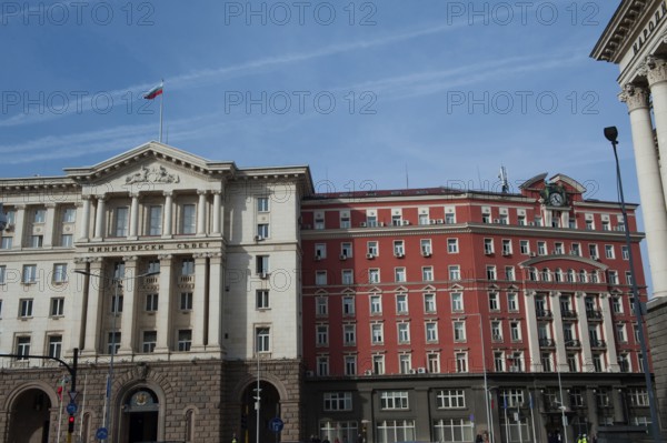 Sofia, Bulgaria, February 6th 2018. The Council of Ministers building in central Sofia, Bulgaria