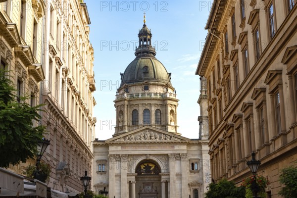 Budapest, Hungary. October 1st 2023 St. Stephen's Roman Catholic Basilica, named after Stephen, first King of Hungary. A major landmark on the Pest side of the River Danube, Budapest, Hungary