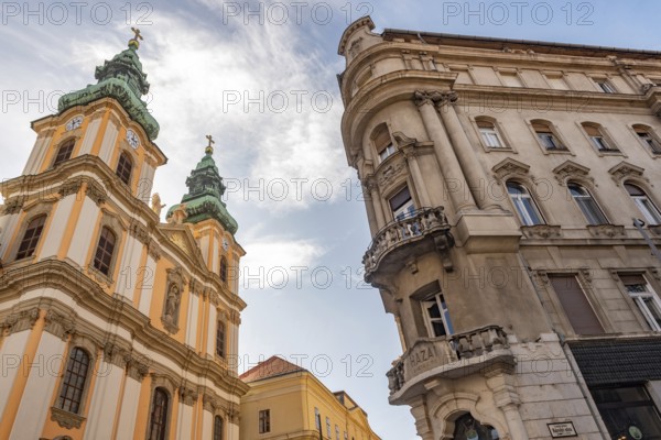 Budapest, Hungary. October 1st 2023 The Church of St Mary the Virgin, known as the University Church, is a Catholic Church in the Papnovelde Street, Belvaros-Lipotvaros District in Budapest, Hungary