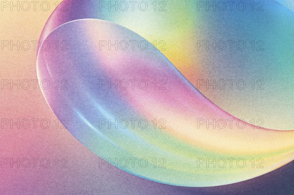 Vibrant swirls of soft pastel colors blend together in a grainy texture, creating an ethereal background ideal for artistic expressions and modern design The smooth gradients enhance visual appeal