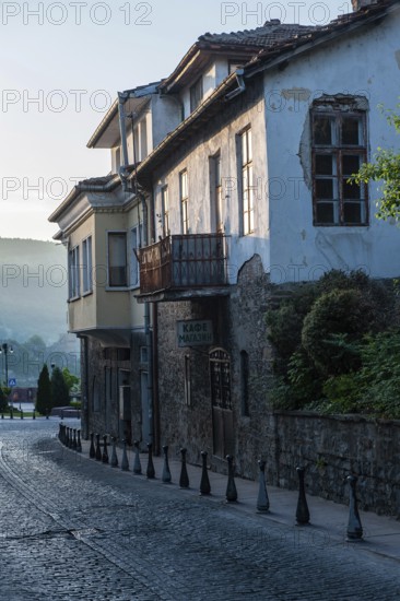 Veliko Tarnovo, Bulgaria. May 3rd 2018 The unique architecture of the Bulgarian town of Veliko Tarnovo, known as the City of the Tsars and capital of the 2nd Bulgarian Empire