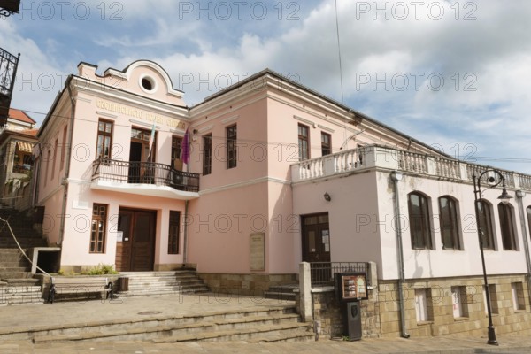 Veliko Tarnovo, Bulgaria. September 26th 2023 The Nadezhda theatre and national community centre, a spiritual, literary and educational centre in Veliko Tarnovo, Bulgaria