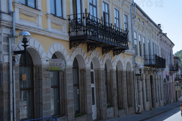 Veliko Tarnovo, Bulgaria. May 3rd 2018 The unique architecture of the Bulgarian town of Veliko Tarnovo, known as the City of the Tsars and capital of the 2nd Bulgarian Empire