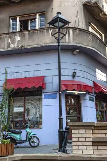 Belgrade, Serbia. May 27th 2019 The trendy Skadarlija neighborhood of Old Belgrade