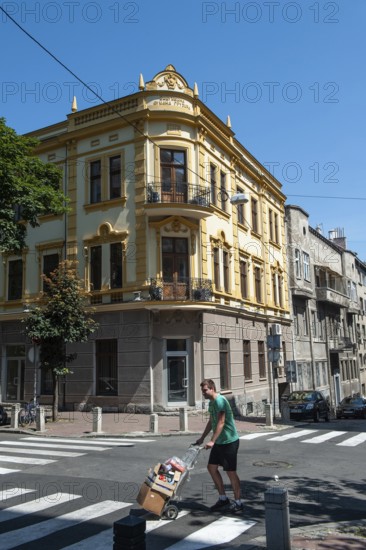 Belgrade, Serbia. May 27th 2019 The trendy neighborhood of Dorcol in the Serbian capital Belgrade