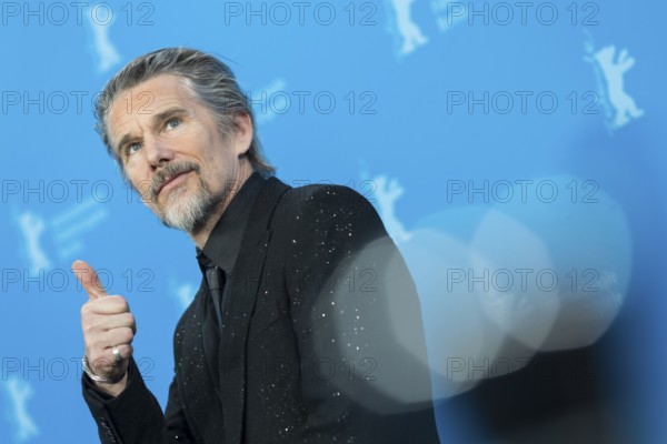 Ethan Hawke during a photocall for the film The Widget at the Berlinale at the Hyatt Hotel Berlin on 17.02.2026. The 76th Berlin International Film Festival will take place from February 12 to 22, 2026