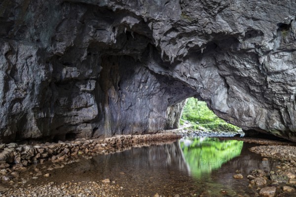 Zelske Jama cave, Rak river, Rakov Skocjan, Notranjska region, Slovenia