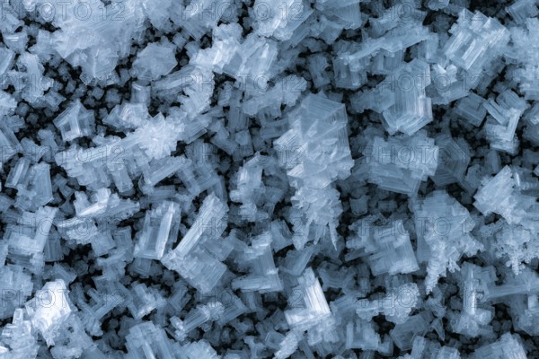 Ice crystals on glacier wall, glacier cave, ice cave, Morteratsch glacier, Engadin, Graubünden, Switzerland