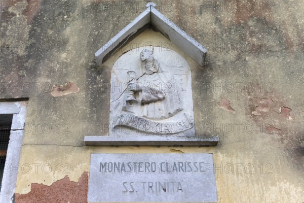 Relief at Clarissen Monastery, Giudecca, Venice, Veneto, Italy