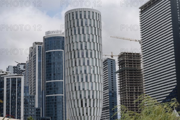 Batumi, Georgia. July 21st 2025. The Billionaire Hotel, apartments and casino building with other high-rise construction projects Group in Batumi on the Black Sea coast of Georgia