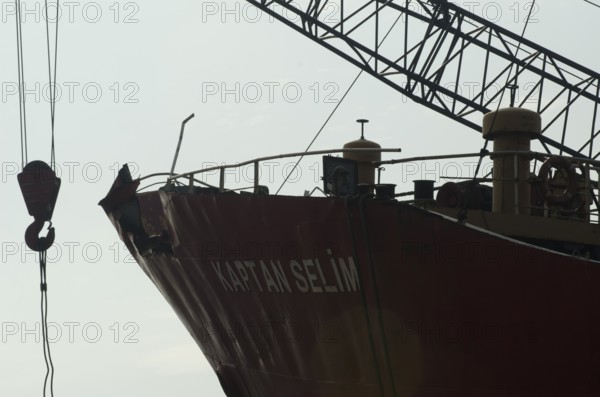 Izmir, Turkey. January 15th 2015. Ship breaking yards of Aliaga, Izmir, Turkey