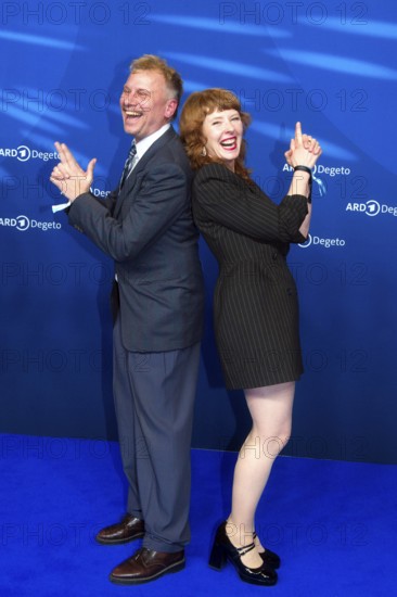 Robert Stadlober and Sarah Bauerett, BLUE HOUR, Photo Call, Hotel Telegraph Office, Berlin, 13.02.2026