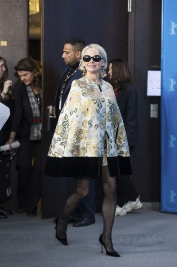 Pamela Anderson (actress) at a photocall for the film Rosebush Pruning at the Berlinale at the Hyatt Hotel Berlin Berlin on 14.02.2026. The 76th Berlin International Film Festival will take place from 12 to 22 February 2026