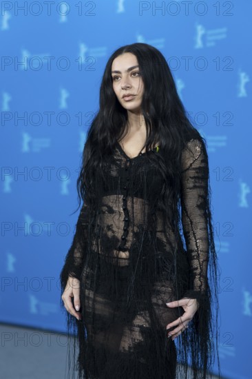 Charli xcx (Charlotte Emma Aitchison) at a photocall for the film The Moment at the Berlinale at the Hyatt Hotel Berlin Berlin on 14.02.2026. The 76th Berlin International Film Festival will take place from 12 to 22 February 2026