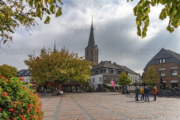 Market and parish church of St. Peter and Paul in Straelen, North Rhine-Westphalia, Germany