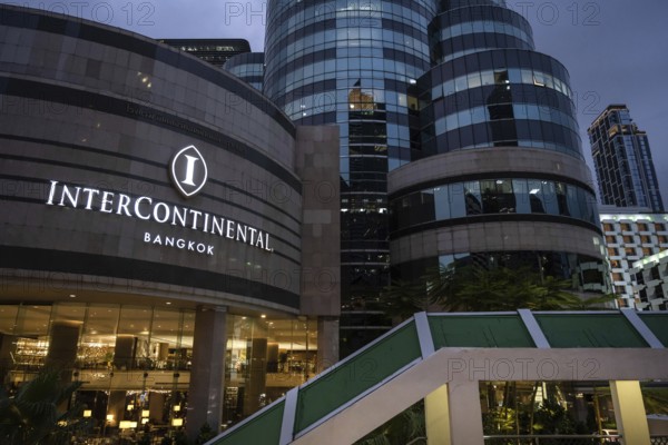 Bangkok, Thailand. March 26th 2025. The Bangkok Intercontinental Hotel is set in the commercial center of Bangkok's Ratchaprasong district, a major shopping venue near the BTS Skytrain Chidlom Station, Bangkok, Thailand