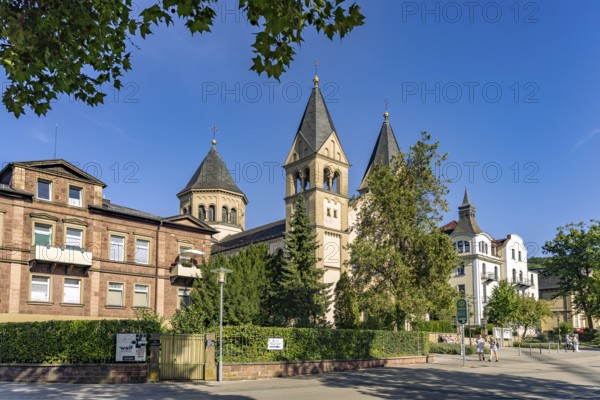 The Protestant Church of the Redeemer in Bad Kissingen State Bath, Lower Franconia, Bavaria, Germany