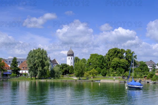 Fraueninsel, Chiemsee, Chiemgau, Upper Bavaria, Bavaria, Germany