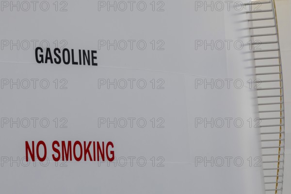 Phoenix, Arizona - A gasoline fuel tank owned by Kinder Morgan, one of dozens of gasoline and other fuel tanks on the west side of the city