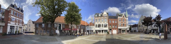 Eckernförde marketplace, Schleswig-Holstein, Baltic Sea, Germany