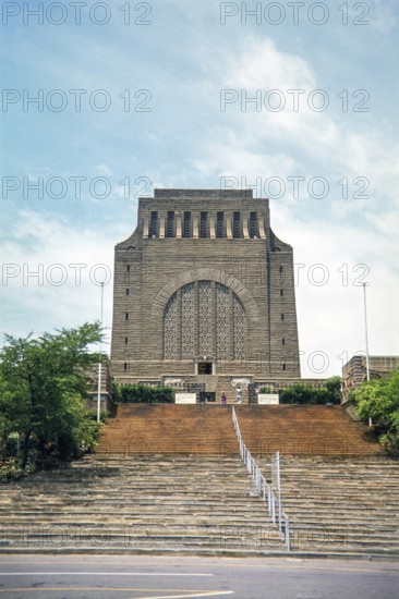 The Voortrekker Monument in Pretoria, South Africa, is a massive granite structure built to commemorate the Great Trek of Afrikaner pioneers