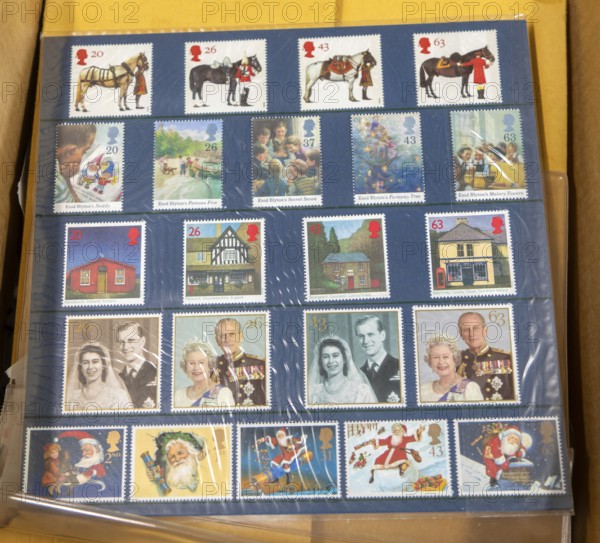 Royal Mail 1997 Year Stamp Pack, Presentation Pack No. 283, showing all the special commemorative stamp issues from that year, UK