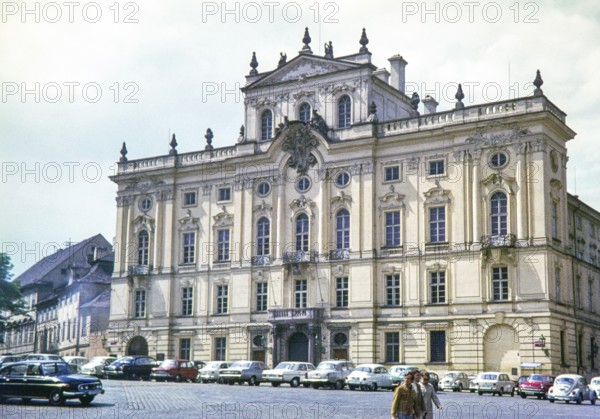 Archbishop's Palace, building, Hradcanské Square, Prague, Czech Republic, Czechoslovakia, Europe 1971