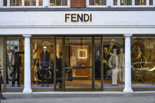 London, UK. January 29th 2025. The Fendi London New Bond Street Boutique, an exclusive high-end Italian retailer selling designer fashion clothes and handbags, Mayfair, London, UK