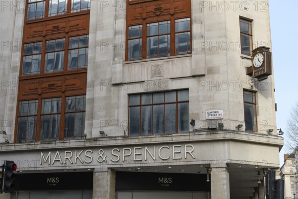 London, UK. January 29th 2025. The flagship Marks and Spencer store in Oxford street, the food and home ware department store is due for demolition and redevelopment, Westminster, London, UK