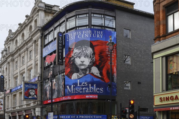 London, UK. January 29th 2025. Les Misérables West End Musical Production at the Sondheim Theatre, London, United Kingdom