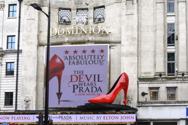 London, UK. January 29th 2025. The Devil Wears Prada, a musical based on the blockbuster film and bestselling novel at The Dominion Theatre in the West End on Tottenham Court Road, London, UK