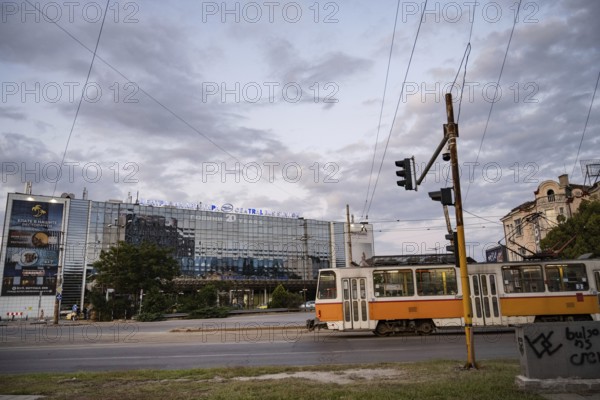 Sofia, Bulgaria. June 21st 2025. Sofia Central Bus Station at Maria Louisa Boulevard in the Bulgarian capital city, a transport hub connecting the metro, rail and trams stations