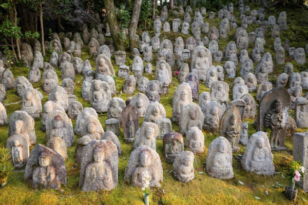 Sentai Sekibutsu-gun Garden with Thousand Buddha Stone Figures, Kiyomizu-dera Temple, Buddhist Temple Complex, Higashiyama, Kyoto