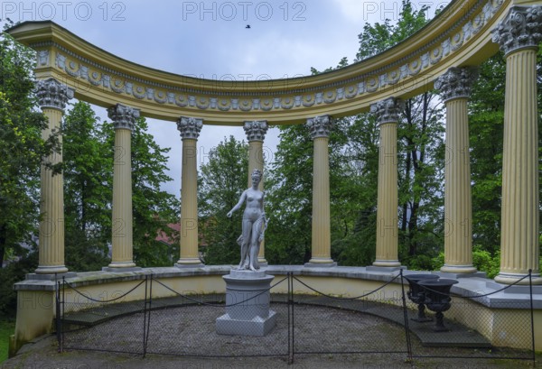 Diana sculpture in Lan´cut Castle Park, 17th century, Lan´cut, formerly Landshut, Poland