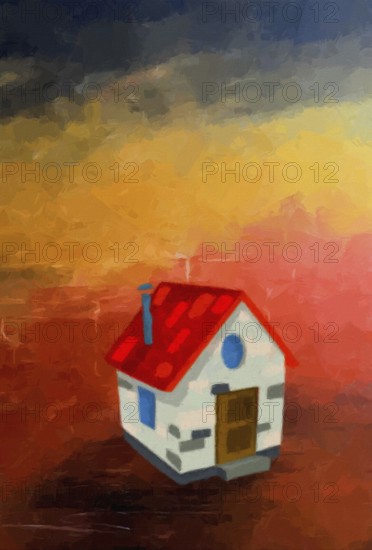 Little house illustration